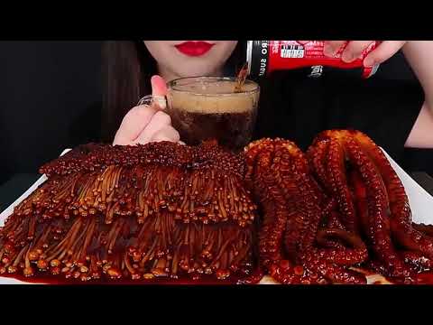 وصفه الاخطبوط و الاكلات البحريه على الطريقه الكوريه تحفه اكل كورى