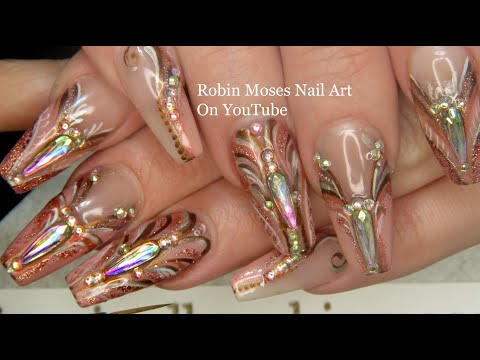 Robin Moses Nail Art  Foil nail art, Nail art, Pink foil nails