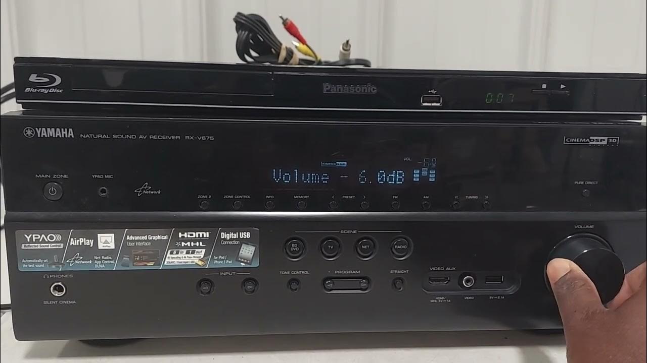 Yamaha RxV675 Stereo Receiver YouTube