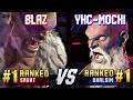 SF6 ▰ BLAZ (#1 Ranked Sagat) vs YHC-MOCHI (#1 Ranked Dhalsim) ▰ High Level Gameplay