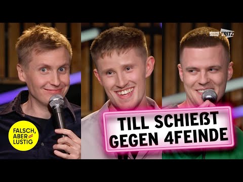 @4feinde dissen Till Reiners | falsch, aber lustig | Alex Stoldt, Yorick Thiede, Moritz Neumeier