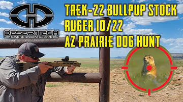 Desert Tech TREK-22 - Ruger 10/22 Bullpup Stock - Overview with Prairie Dog Hunt