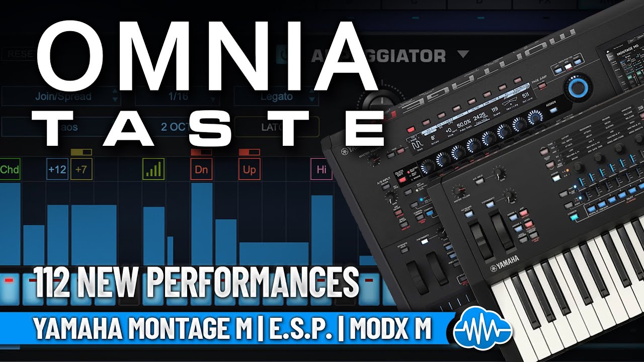 YAMAHA MODX MONTAGE M ESP ♫ 112 пользовательских настроек ► OMNIA TASTE