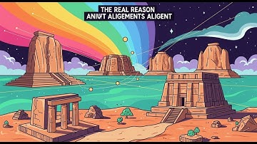 Waarom staan ​​oude monumenten zo perfect op een rij?