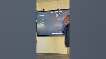 Rules of Exponents #mathtest