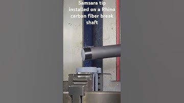 Samsara tip install on a Rhino carbon fiber break shaft
