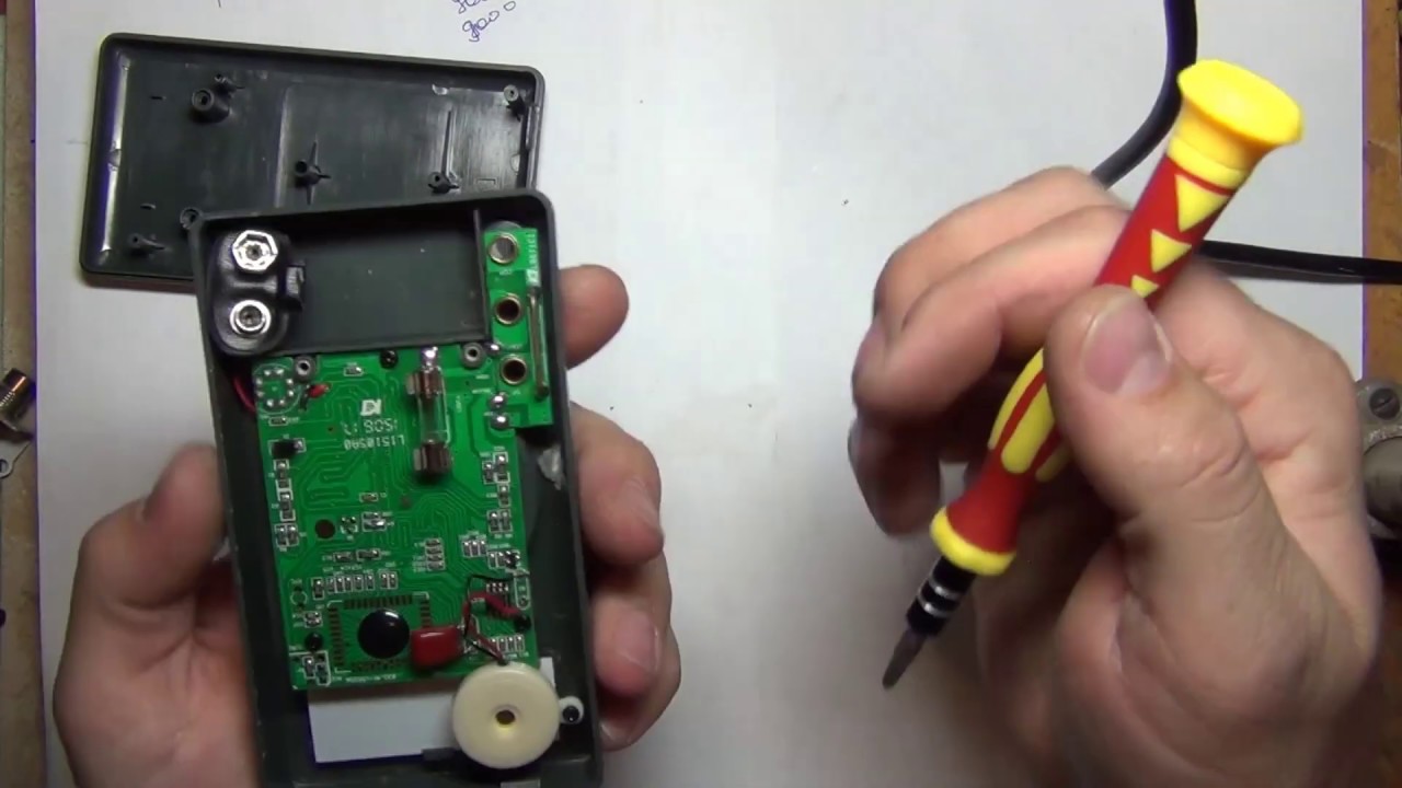 Ремонт мультиметра цифрового IEK M832 - YouTube