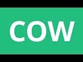 How To Pronounce Cow Pronunciation Academy