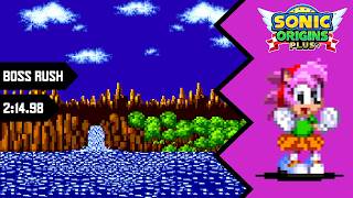Sonic Origins Boss Rush Sonic 1 Amy Speedrun in 2:14.98 (World Record)