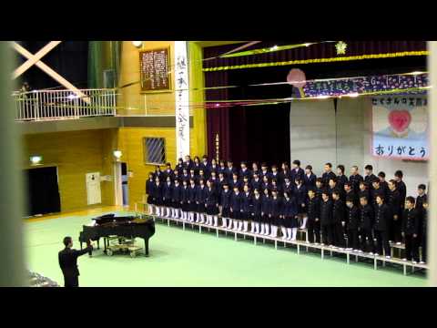 Feb.21.2011 3送会　3年生合唱2