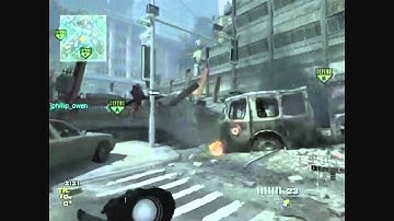 MW3: Downturn Spawn Throwing Knife Across Map SND Woop