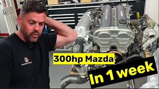 ATTEMPTING TO BUILD A 300HP TURBO'D MAZDA MX5 IN JUST ONE WEEK!