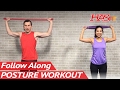 15 Min Better Posture Workout: Fix Posture Correction Exercises Prevent Hunchback Shoulders Kyphosis