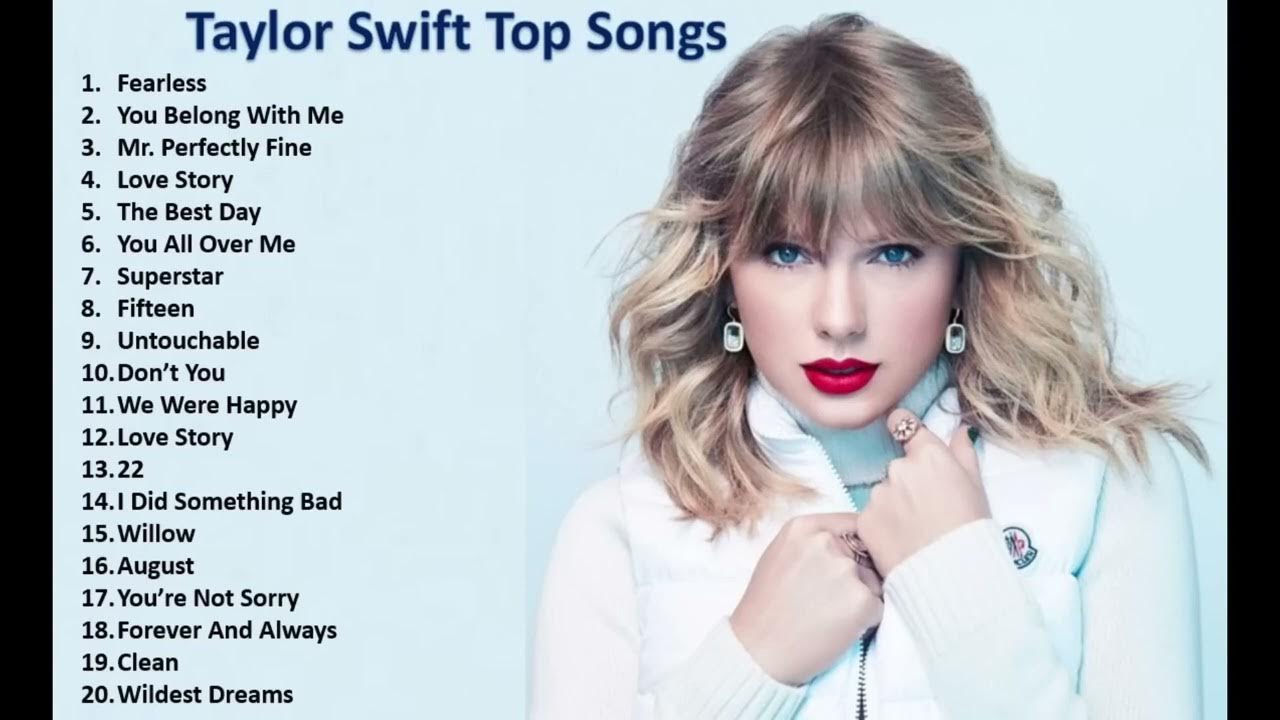 Taylor Swift Top Songs 2023 Best hits of Taylor Swift YouTube