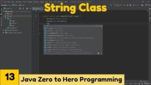 String Class || Java 2021Complete Java MasterClassZero to Hero Programming || Udemy Course