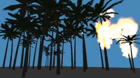 Fire spread test in unity3d