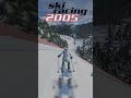 This Alpine Ski Racing 2005 Demo Is Still Insane! (Kitzbühel Downhill)