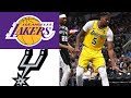 Lakers vs spurs  lakers gametimetv  lakers team highlights