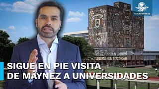 Álvarez Máynez busca visitar la UNAM
