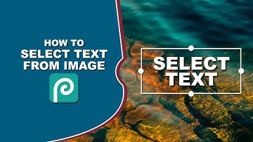 How to select text from image in photopea