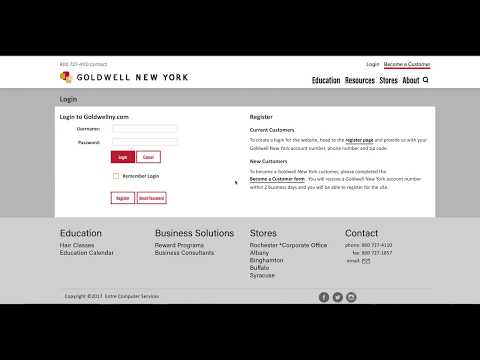 Goldwell New York Login