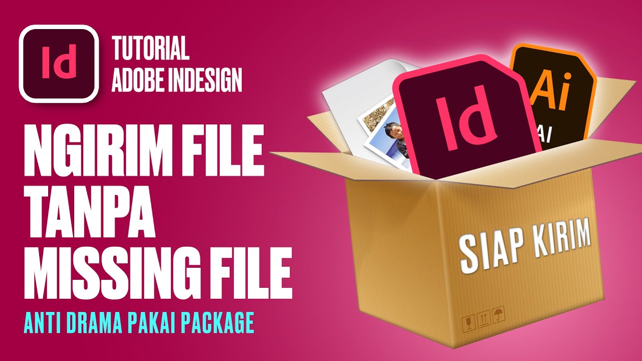 #22 Package solusi kirim file project anti missing font| Adobe Indesign ...