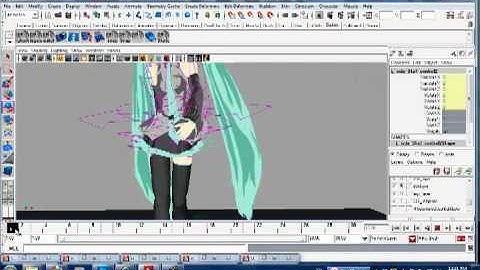 Miku walk cycle tutorial part 4