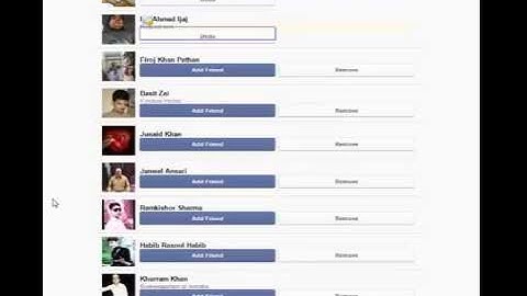 Facebook add friends