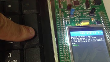 STM32F429 USB HOST HID KEYBOARD