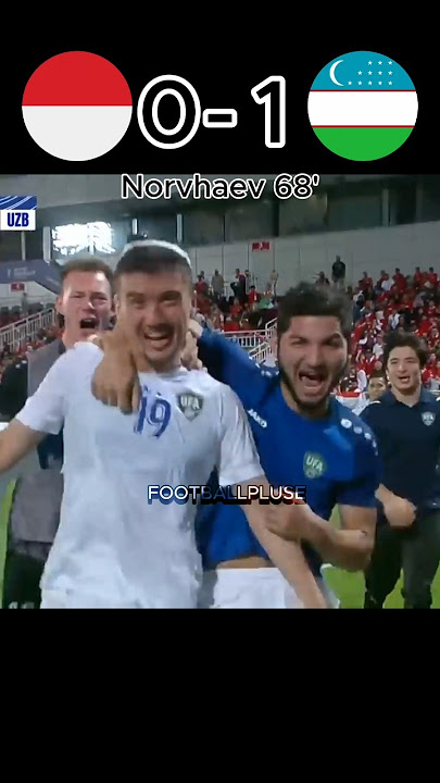 🔥🇺🇿Uzbekistan  vs 🇮🇩Indonesia • afc 2024 semi-final #footballplus #uzbekistan #indonesia