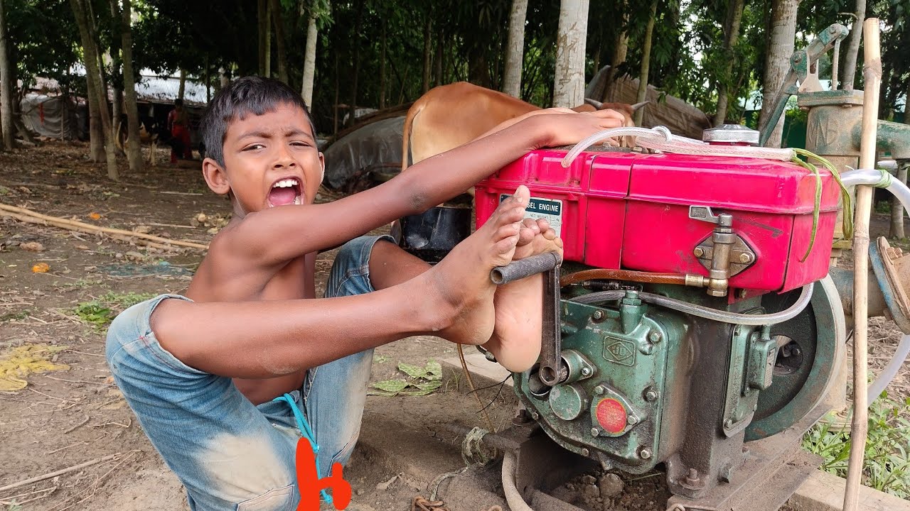 New Style  Old Antic Salo Machine Startup! How To Start Salo Machine..