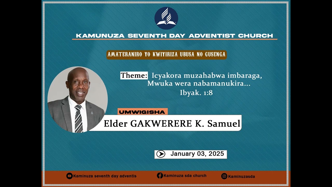 UMWUKA NIWE UTANGA UBUGINGO UMUBIRI NTACYO UMAZE BY GAKWERERE SAMUEL