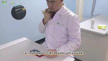 Medsinglong operating portable wireless three-in-one color Doppler ultrasound machine video