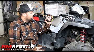 How to install a stator on a Polaris Sportsman 700 EFI Twin - RMSTATOR RM01057