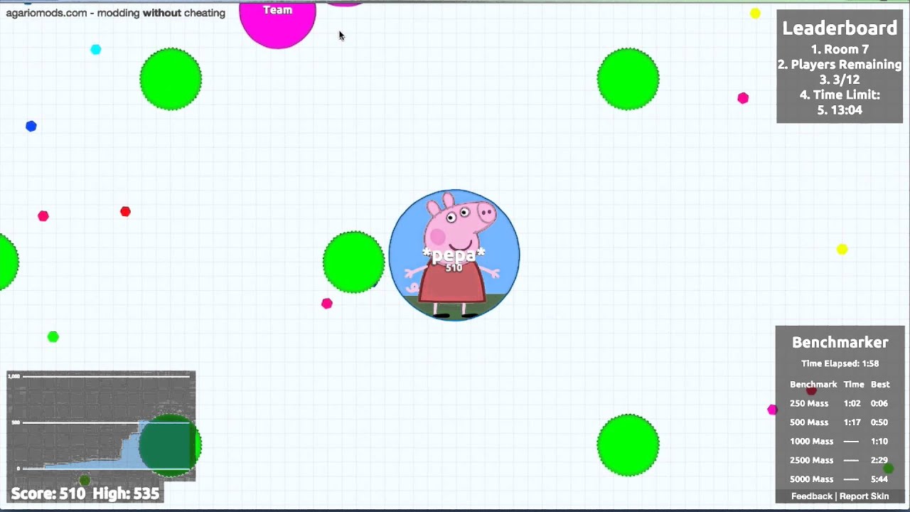 Agar.io Hunger Games #3 Comeback! (The most Awesome Game ever)