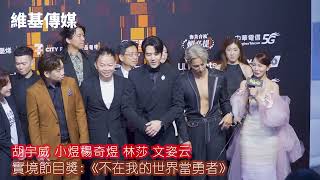 胡宇威 小煜楊奇煜 林莎 文姿云 實境節目獎:《不在我的世界當勇者》