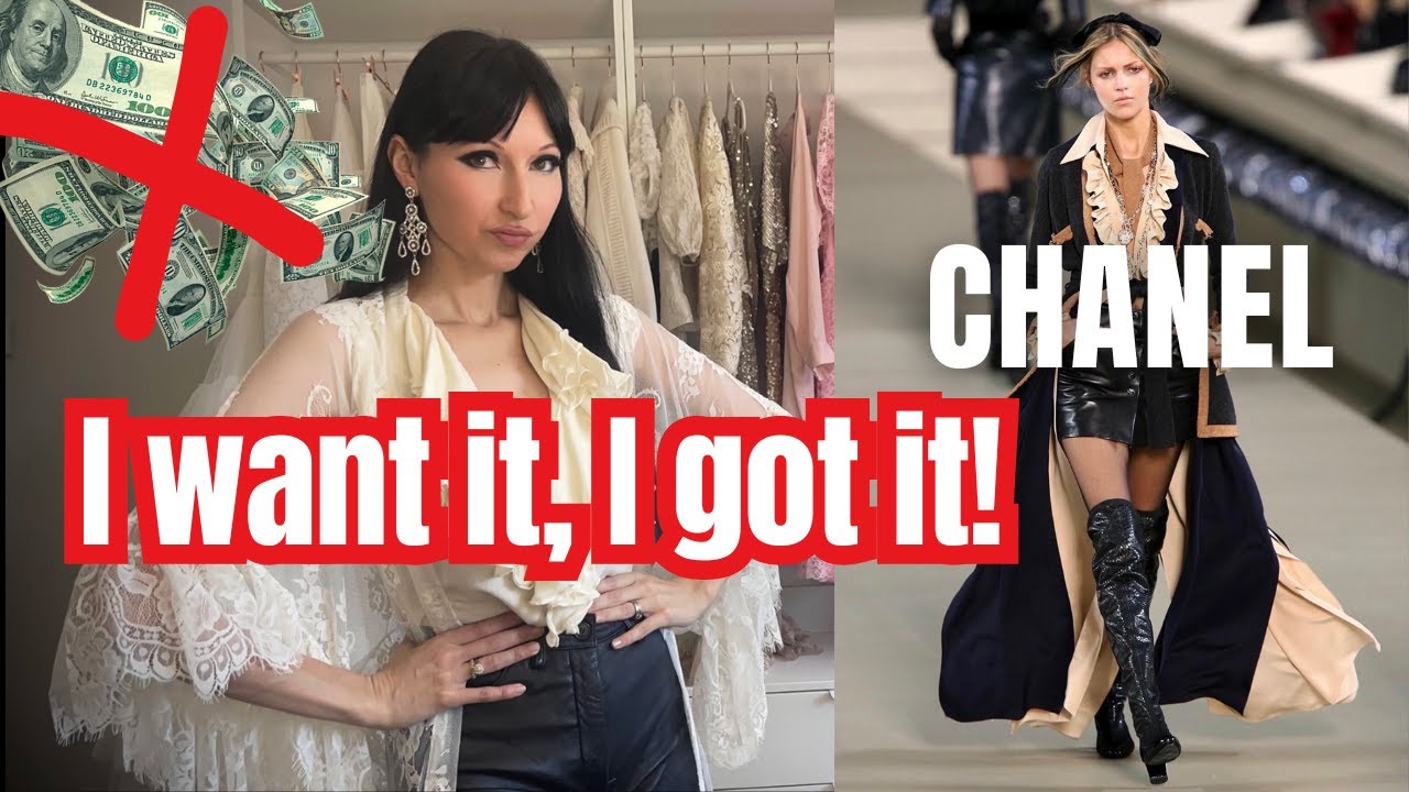 How to create a Chanel runway outfit with clothes I already own - YouTube