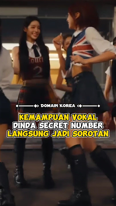 Kemampuan vokal Dinda SECRET NUMBER langsung jadi sorotan #kpop #shorts