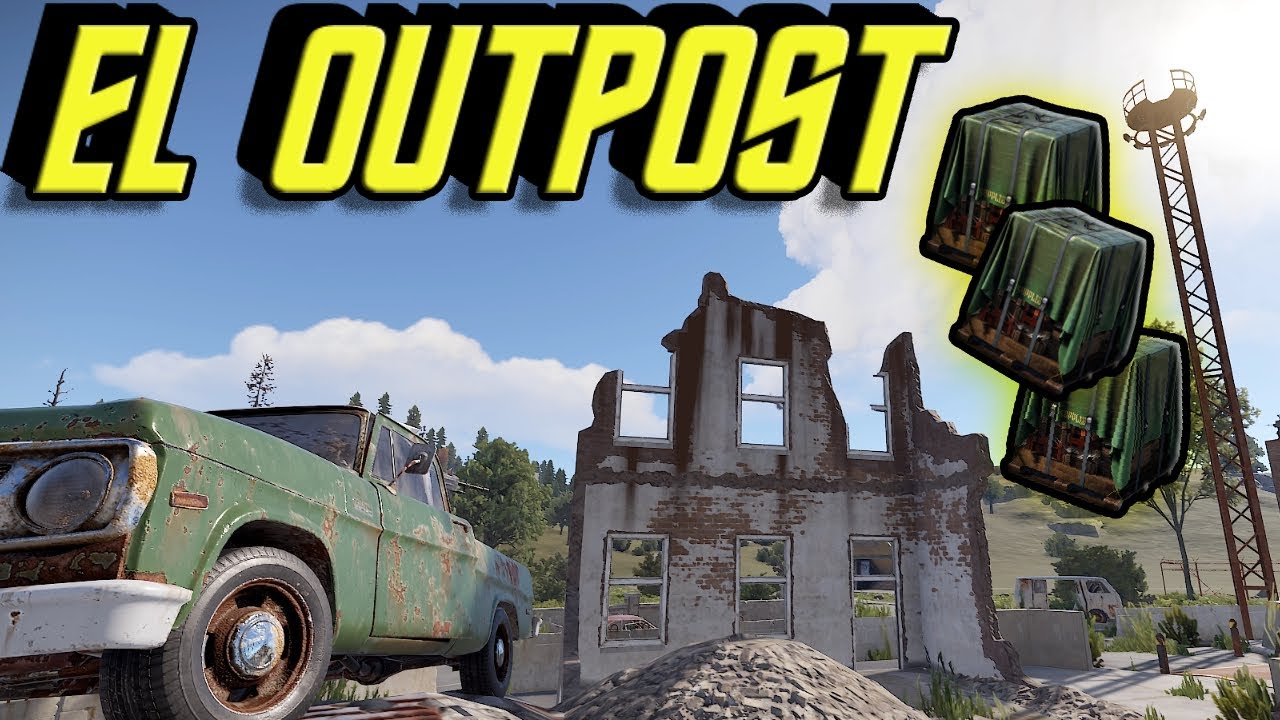 Destroyed Outpost Rust 🔥wipe en el outpost en rust vanilla☘️ - YouTube