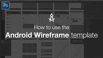 How to use the Android Wireframe template