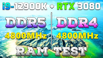 DDR5 4800MHz vs DDR4 4800MHz | PC Gameplay Tested | RAM Tested