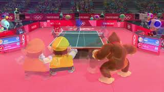 Mario & Sonic At The Tokyo 2020 Olympic Games - Table Tennis Doubles Team Warioheavyweights