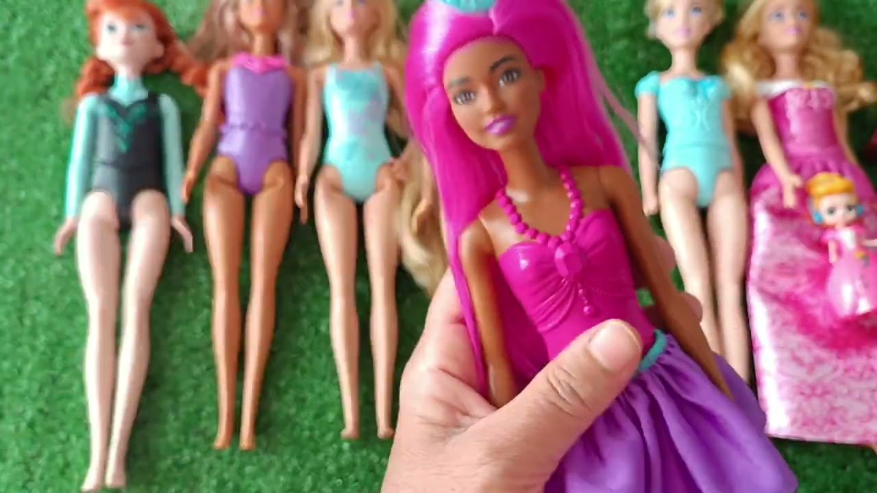 Mattel Disney Princesses Dress up Ariel, Rapunzel, Belle, Tiana, Sindirella, Mulan DIY