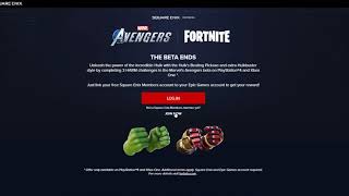 HOW TO GET THE HULK SMASHERS PICKAXE FOR FREE [How to get the new marvel avengers free open beta]