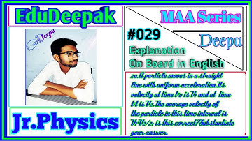 Motion in a Straight line junior #Inter Physics Weightage wise chapters questions explaination