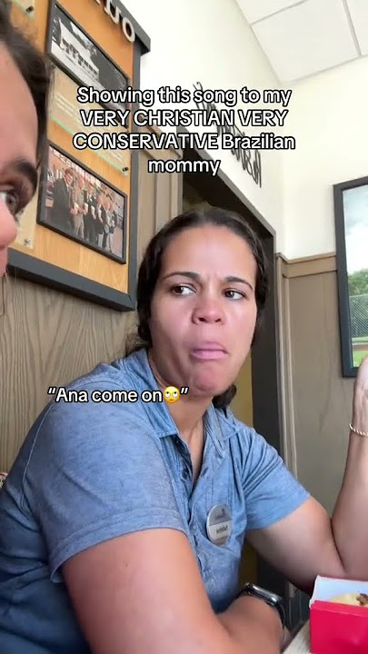 my brazillian mum reacts to this song LOL #lol #funny #brazil