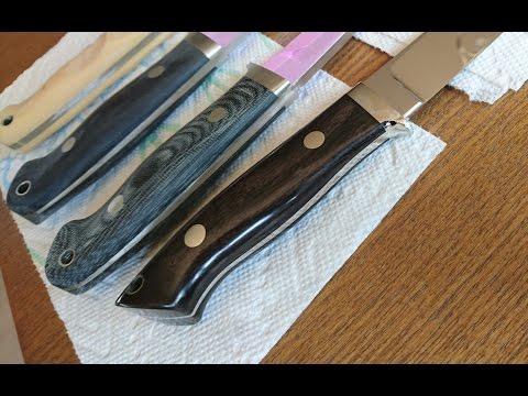 ナイフメイキング knife making(ハンティングナイフを作る③) - YouTube