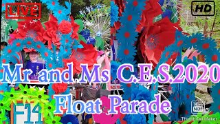 Float design DIY float parade /Using PLASTIC BOTTLES MOUNTAIN DEW/PAPER FLOWER CRAFTS/RECYCLE CRAFTS