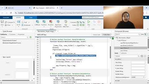 Desain aplikasi pada Matlab yang dapat mendeteksi wajah