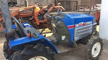 Mấy cày iseki TM170 đời mới trợ lực tay lái đẹp 80% hàng tại bãi lh 0965198720